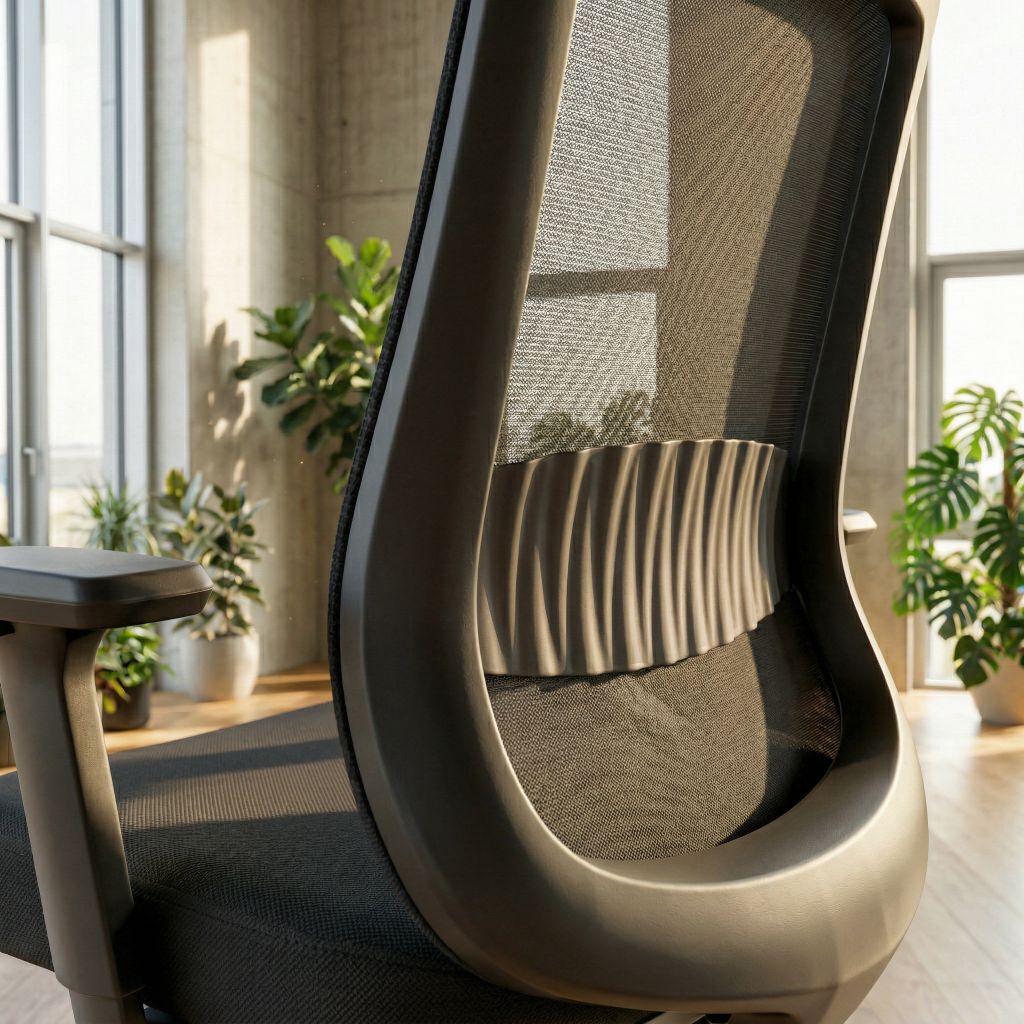 EcoChair 3 - Ergonomischer Bürostuhl, Schwarz