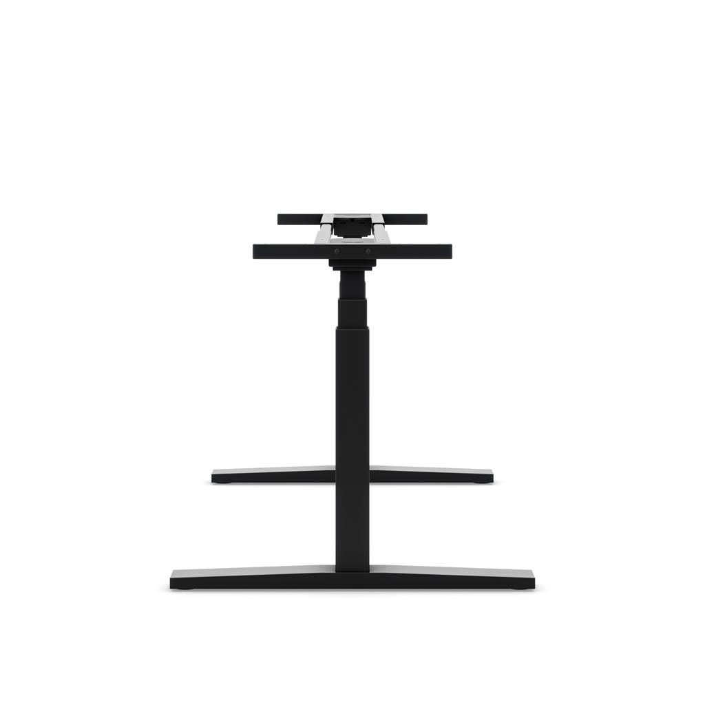 Imperio® Lift Q2 höhenverst. Schreibtisch-Gestell, Schwarz 180-200