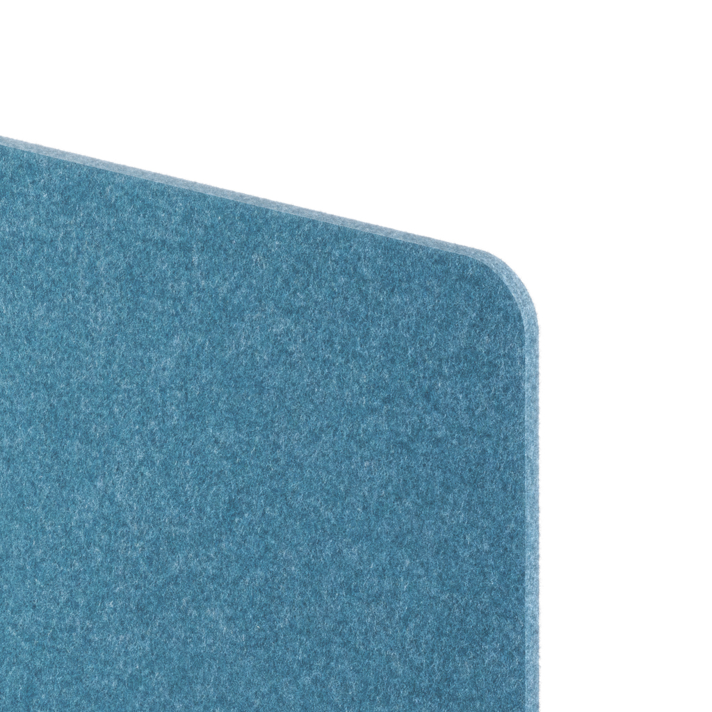 Akustik Tischtrennwand Akustix® pure Dunkelblau 180x65