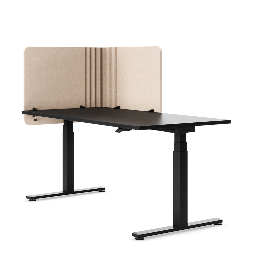Akustik Tischtrennwand Akustix® flex Beige