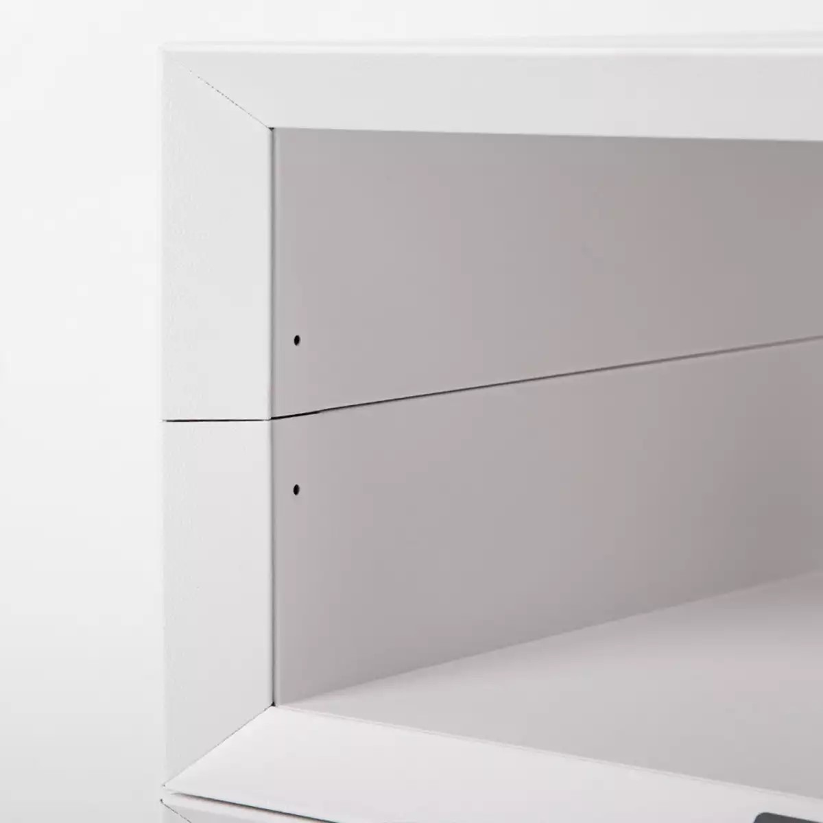 Masterbox® B 80 x H 20 cm mit Schublade, Weiss