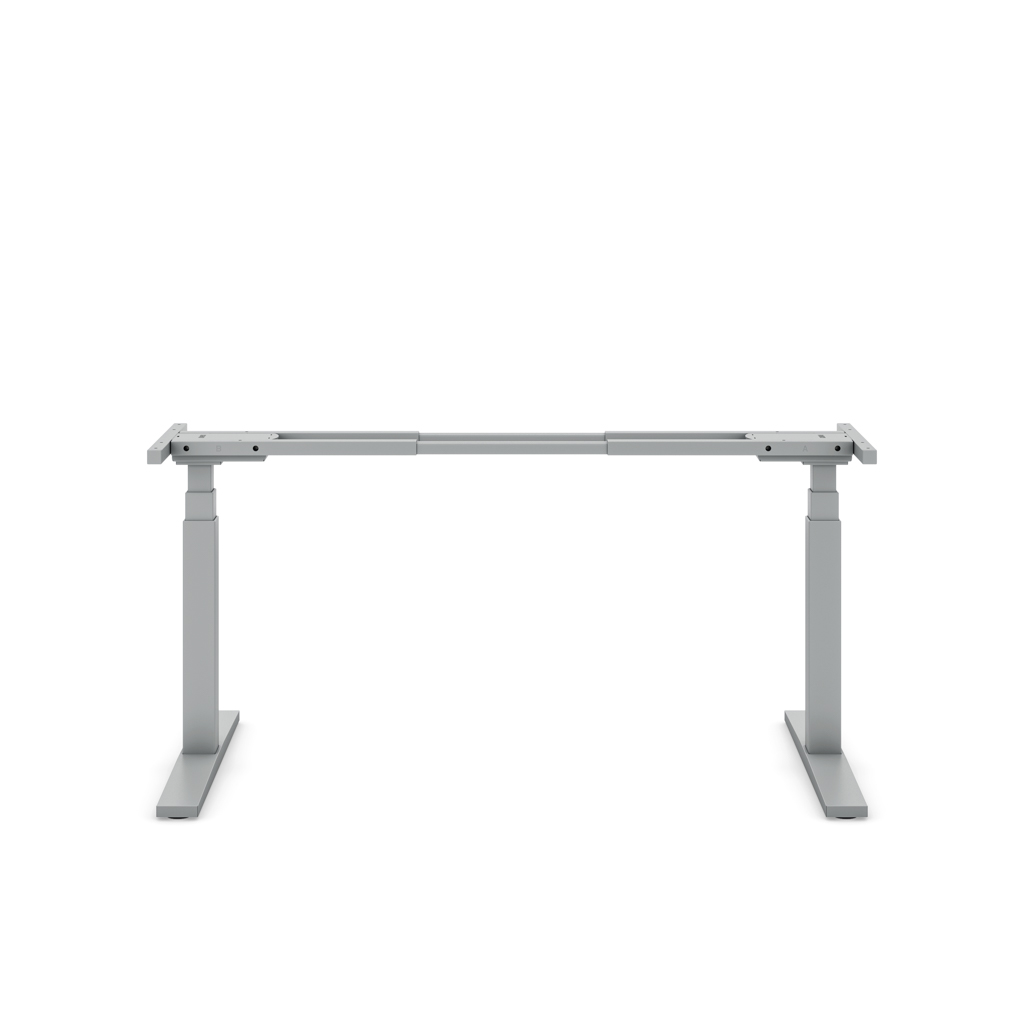 Imperio® Lift Q2 höhenverst. Schreibtisch-Gestell, Silber 180-200