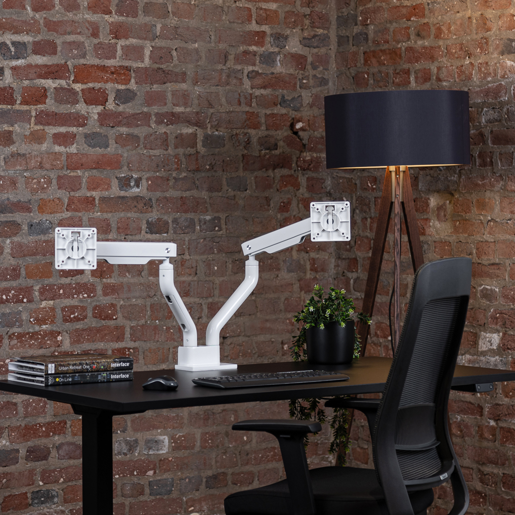 Monitorarm Inwerk® Duo Fit Weiss