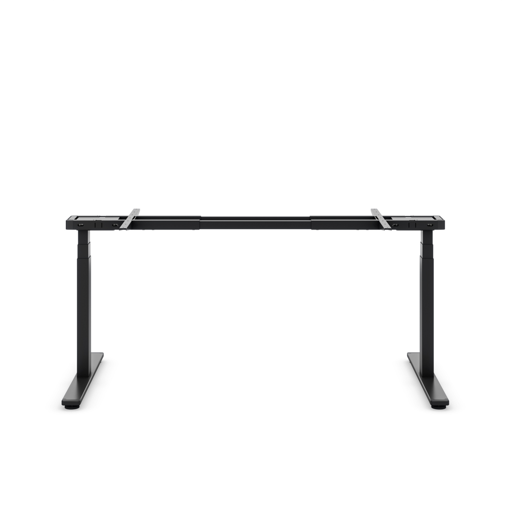 Masterlift® Flex höhenv. Schreibtisch-Gestell  T-Fuss rechteckig Schwarz