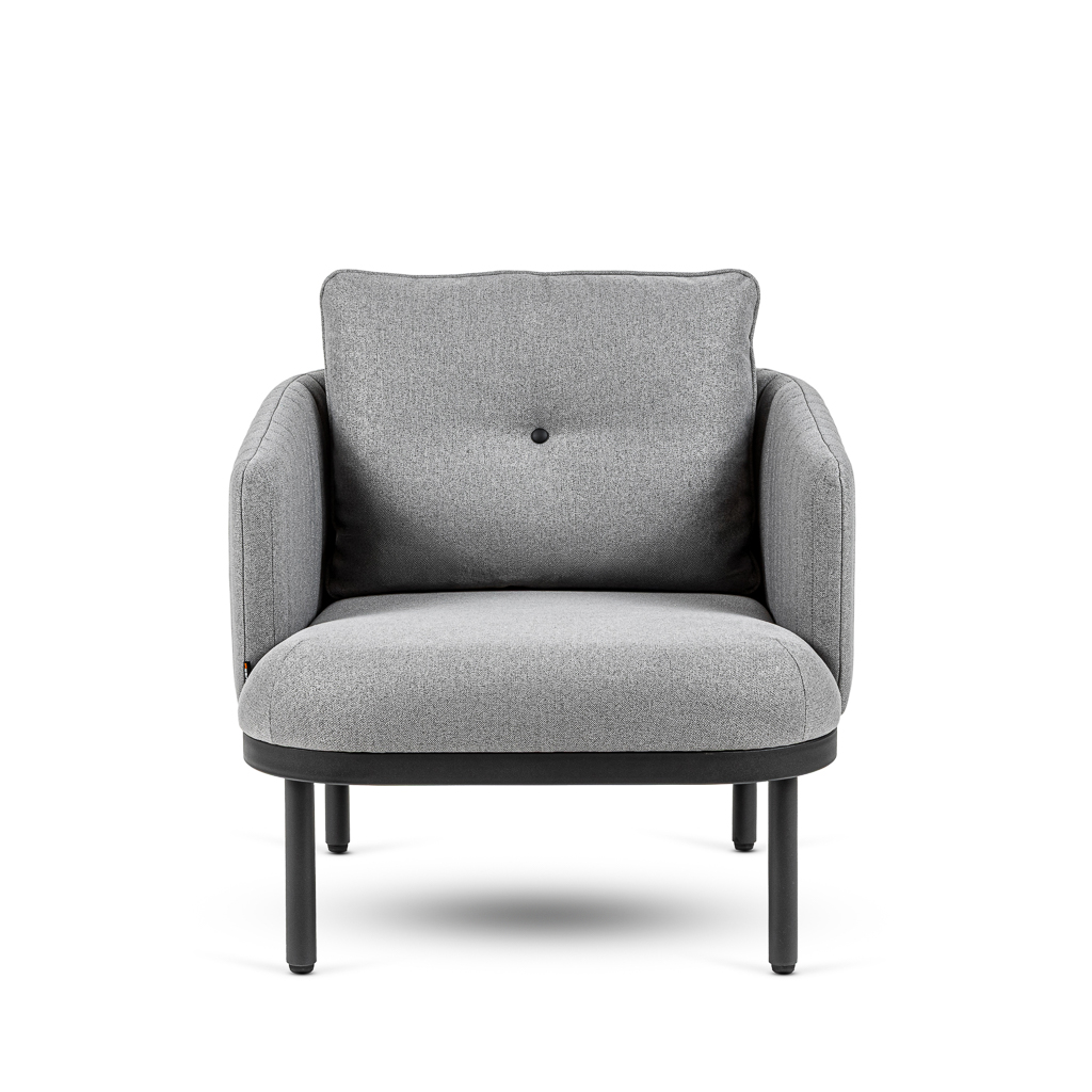 EcoLounge - Sessel, Dunkelgrau