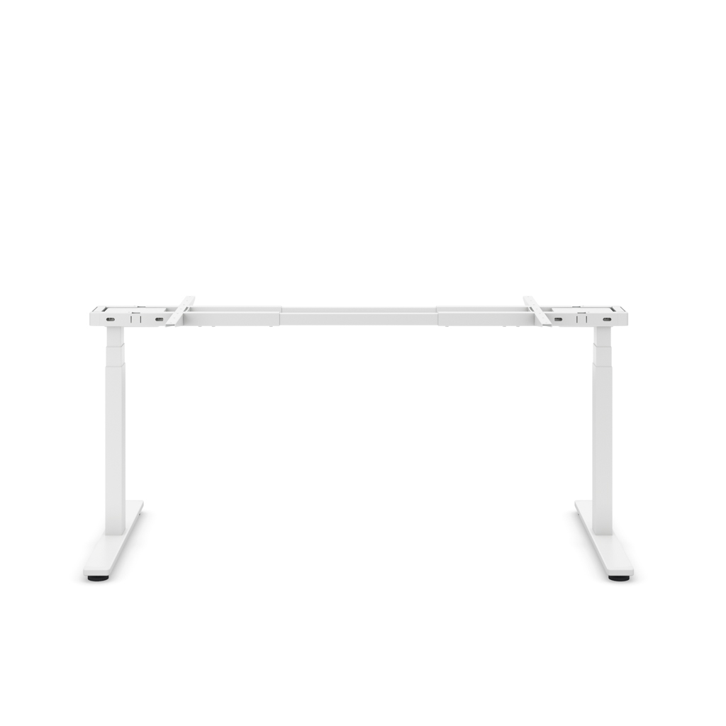 Masterlift® Flex höhenv. Schreibtisch-Gestell  T-Fuss rechteckig Weiss