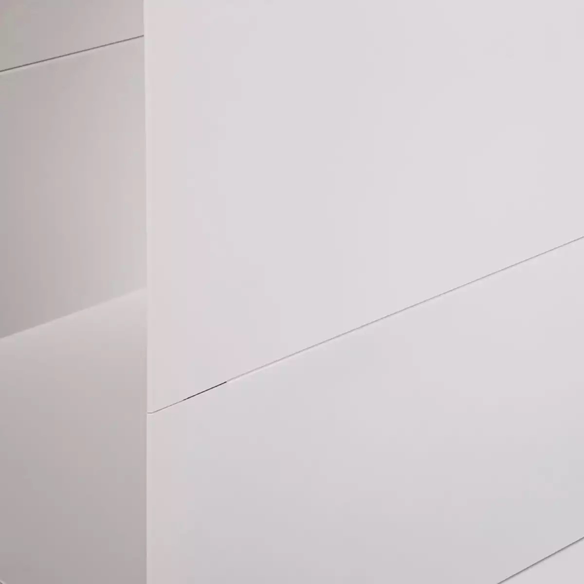 Masterbox® B 40 x H 40 cm offen mit Rückwand, Weiss
