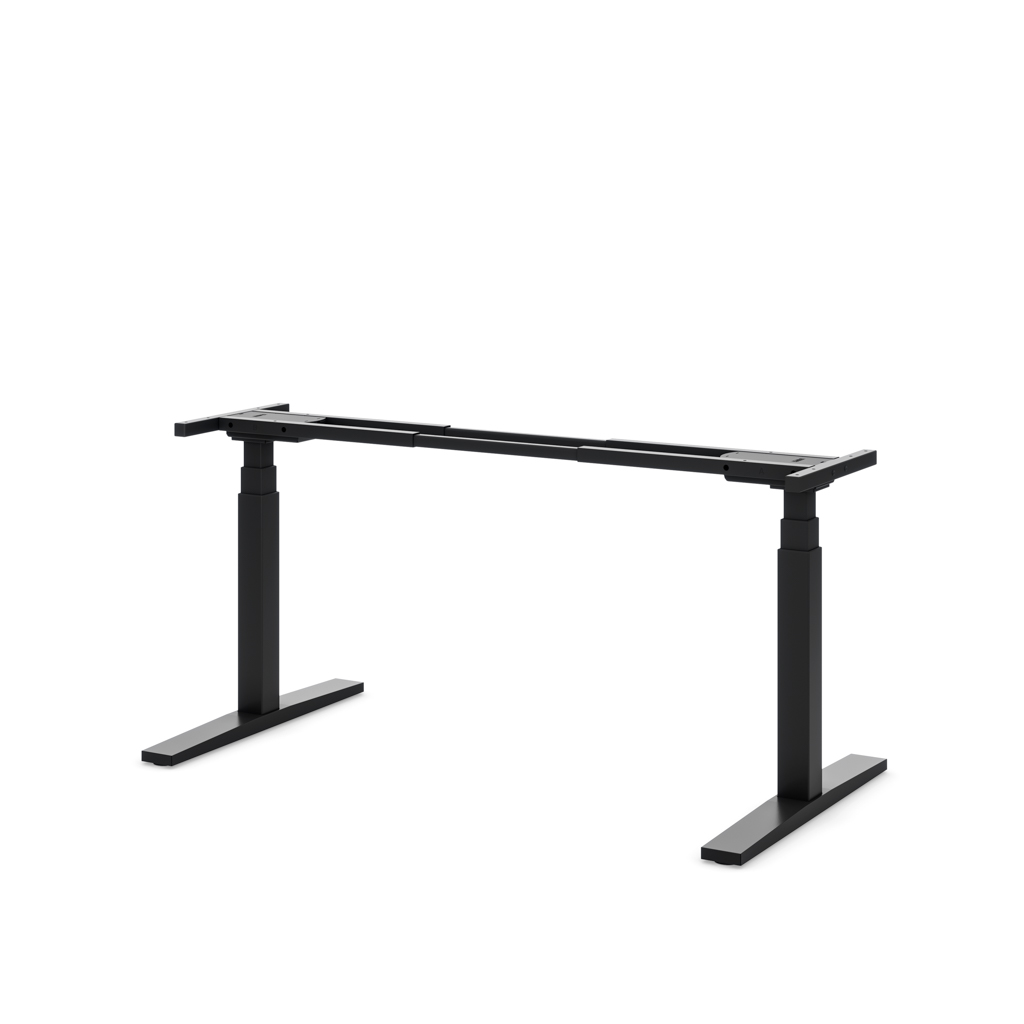Höhenverst. Tischgestell Imperio Lift Q2, Schwarz 180-200