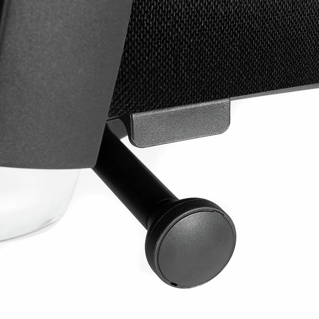 Inwerk Teamo® Original Plus - Bürostuhl mit Kopfstütze, Schwarz