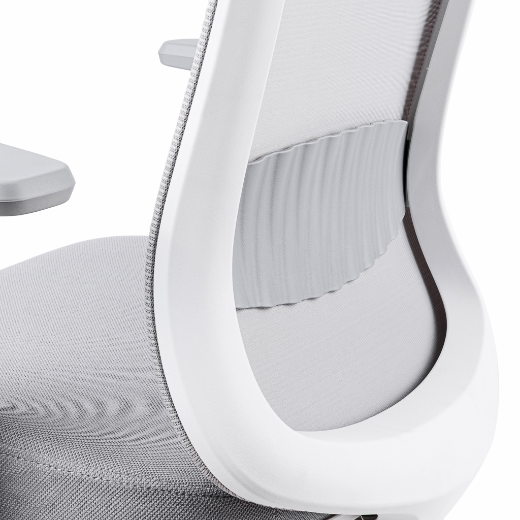EcoChair 3 - Ergonomischer Bürostuhl, Weiß