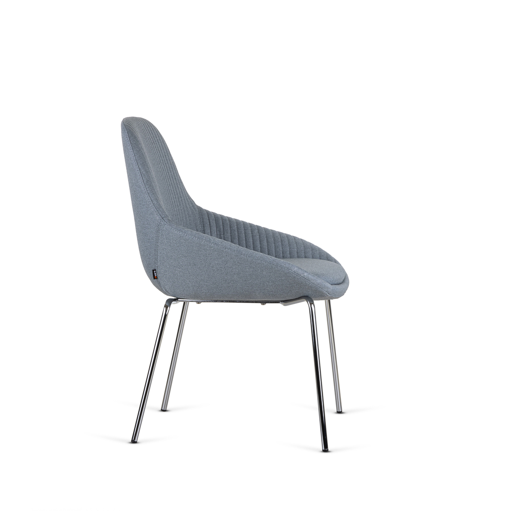 Melow® Chair - Polsterstuhl, Graublau