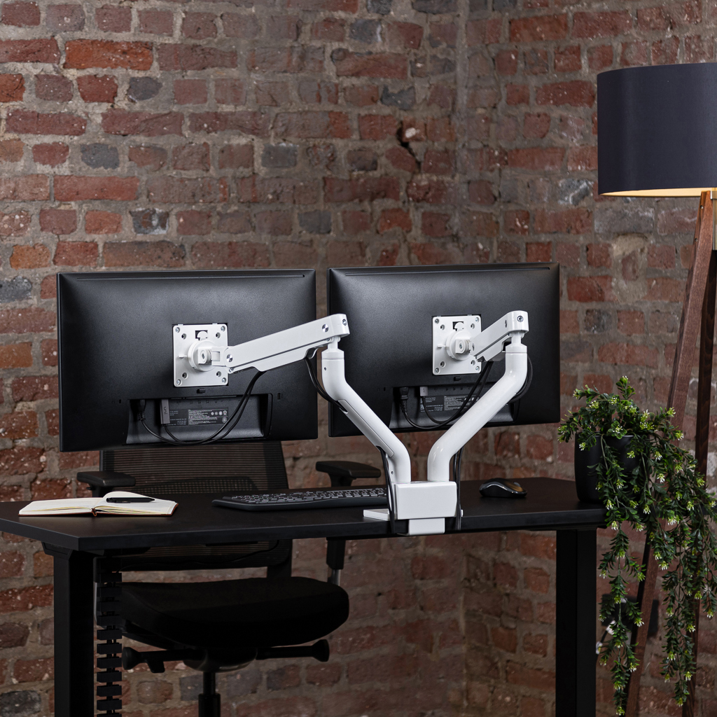 Monitorarm Inwerk® Duo Fit Weiss