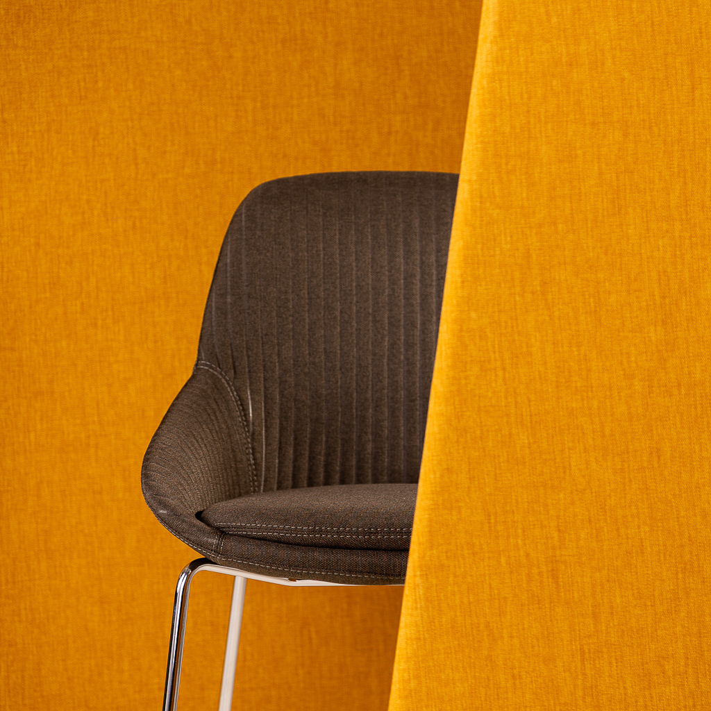 Melow® Chair - Polsterstuhl, Braun