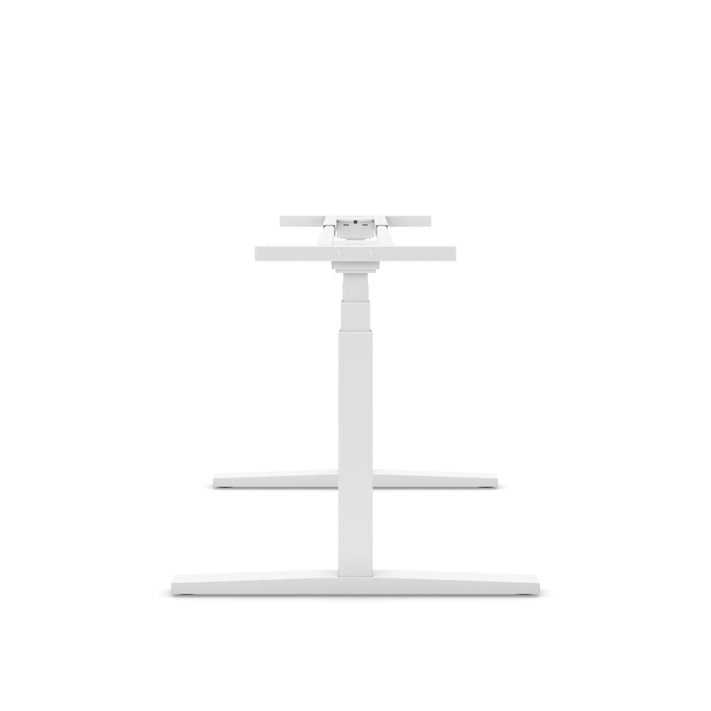 Imperio® Lift Q2 höhenverst. Schreibtisch-Gestell, Weiss 120-160