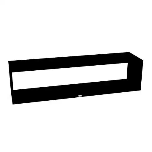 Masterbox® B 160 x H 40 cm offen, Schwarz