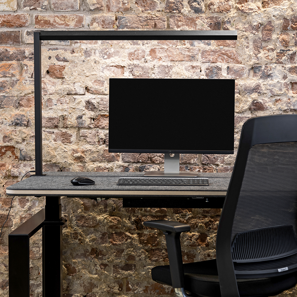 Arbeitsplatzleuchte Helder® Flex Schwarz