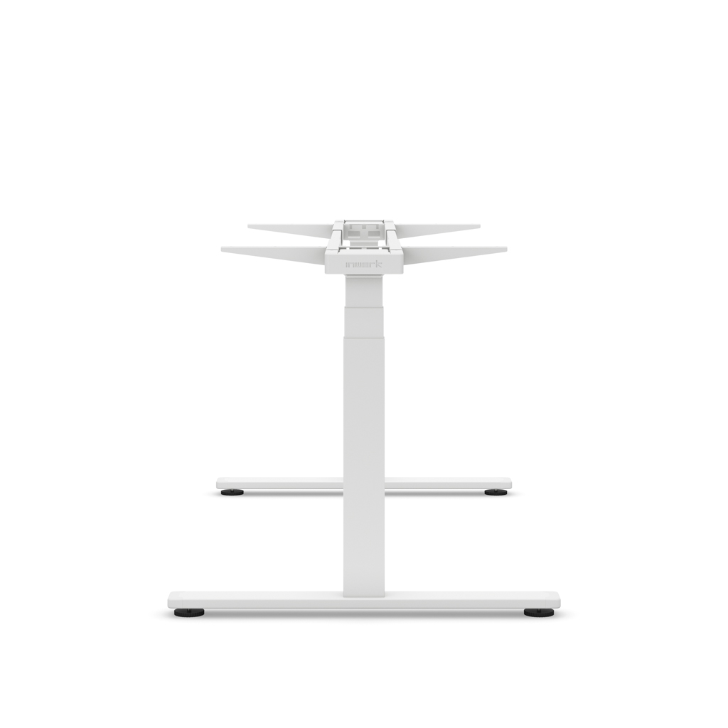 Masterlift® Flex höhenv. Schreibtisch-Gestell  T-Fuss rechteckig Weiss