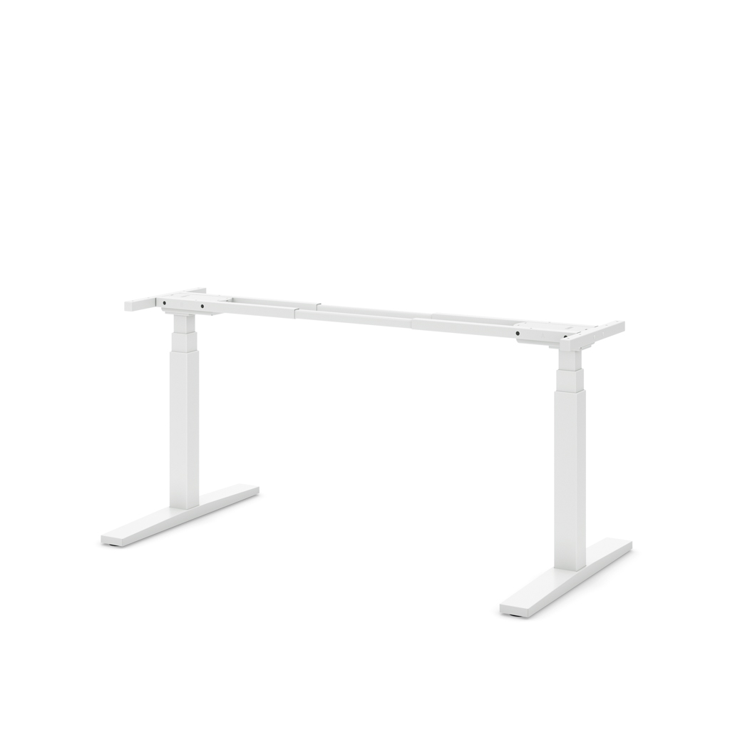 Imperio® Lift Q2 höhenverst. Schreibtisch-Gestell, Weiss 120-160