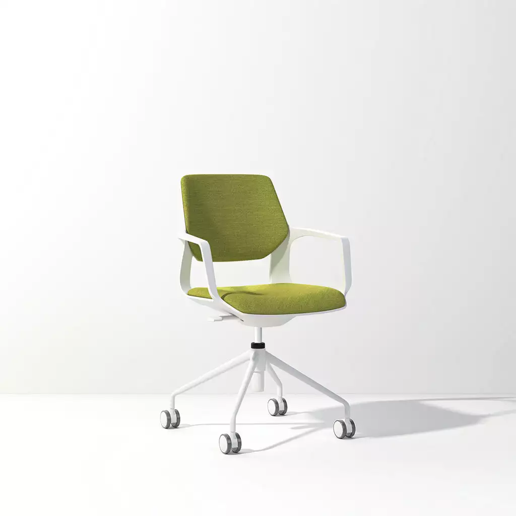 Konferenzstuhl Inwerk Teamo® Convo Grün/Weiß