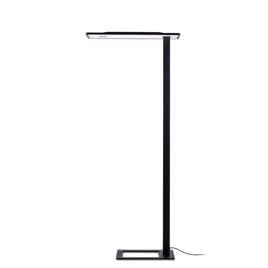 LED Büro Stehleuchte Stralen Schwarz