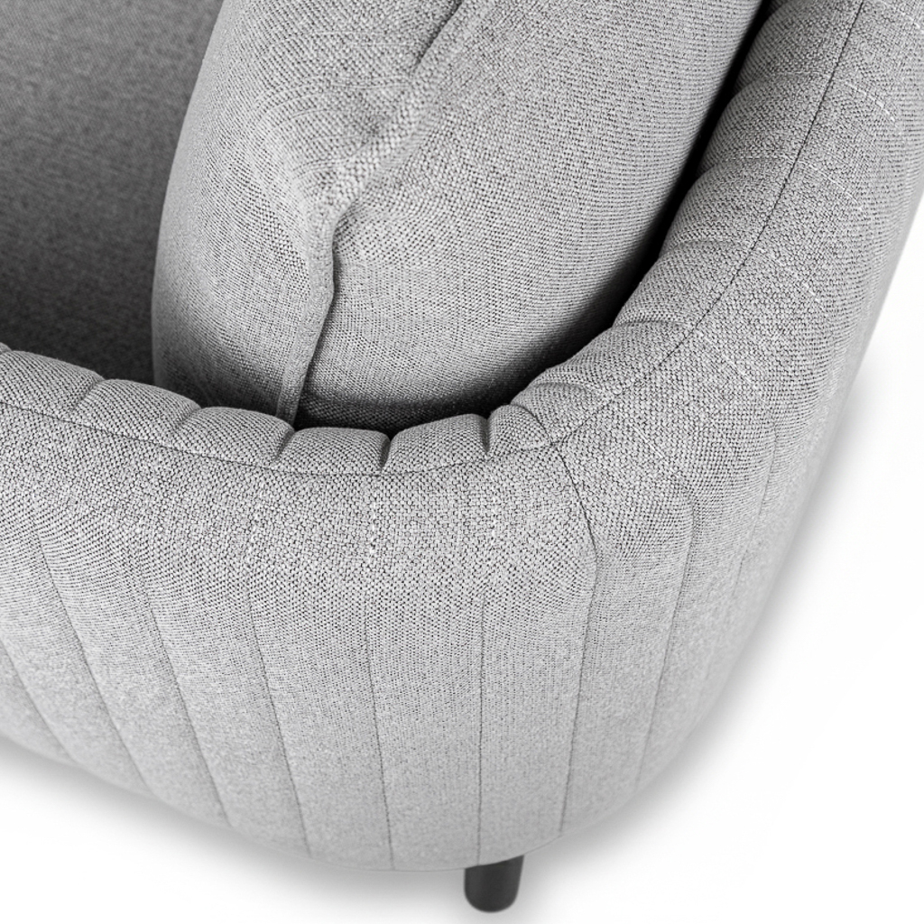 2-Sitzer Sofa EcoLounge, grau