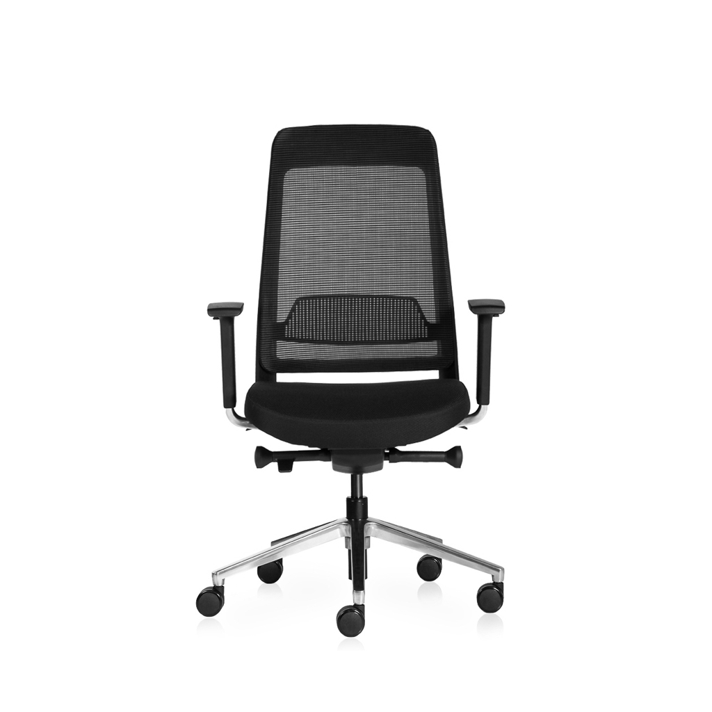 Inwerk Teamo® Original - Ergonomischer Bürostuhl, Schwarz