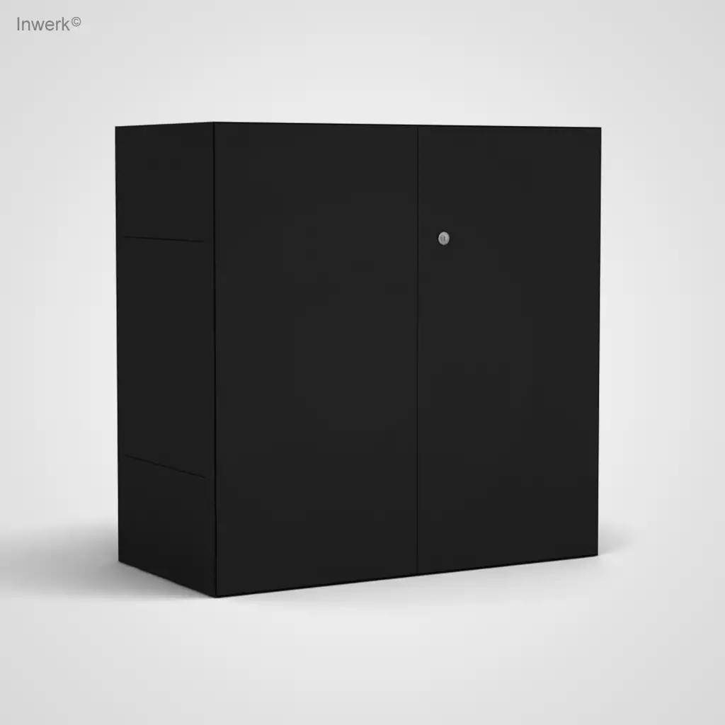 Masterbox® B 80 x H 80 cm 2 OH, Schwarz