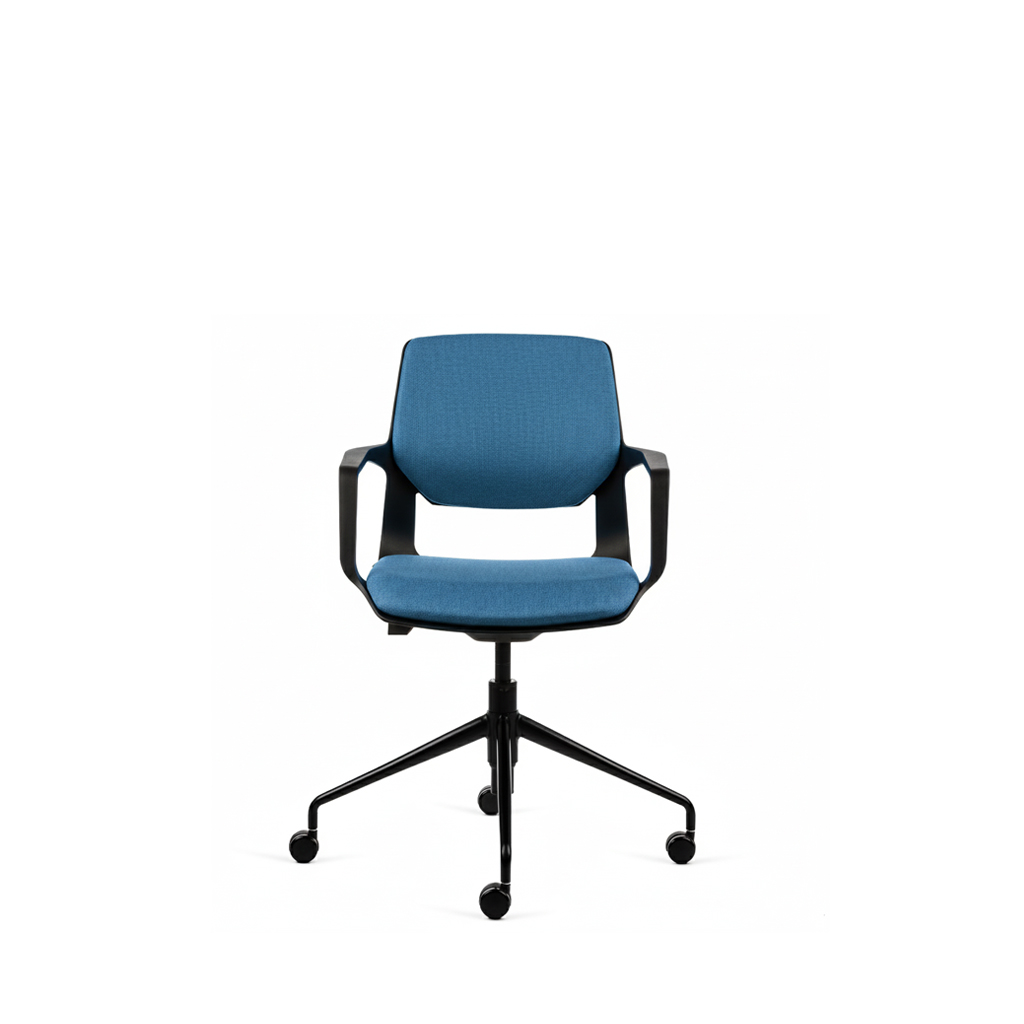 Konferenzstuhl Inwerk Teamo® Convo Blau/Schwarz