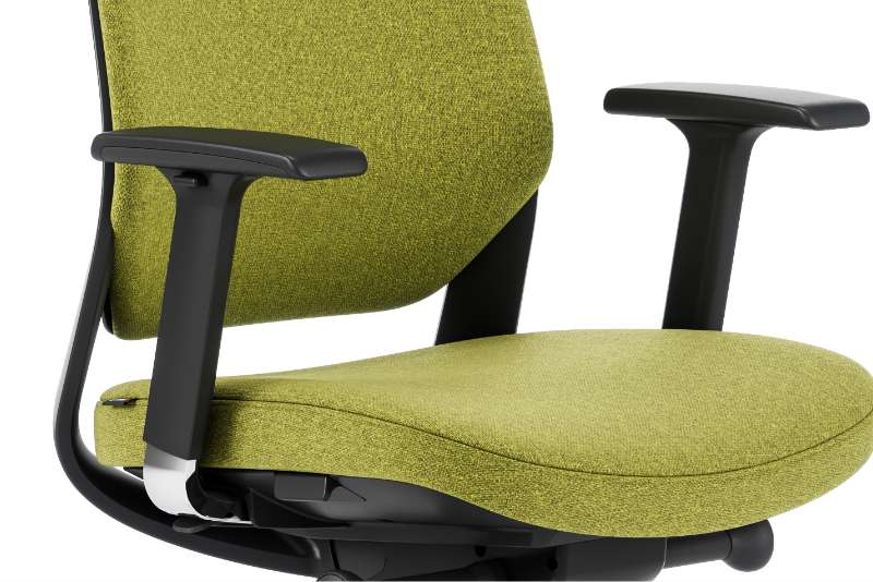 Teamo® Plush - Ergonomischer Bürostuhl, Vollpolster, Schwarz/Grün