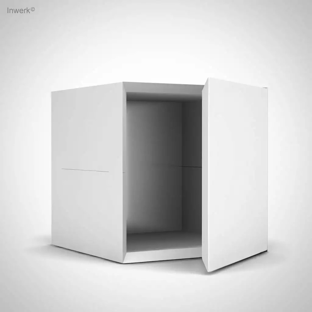 Masterbox® B 40 x H 40 cm mit Tür, Weiss