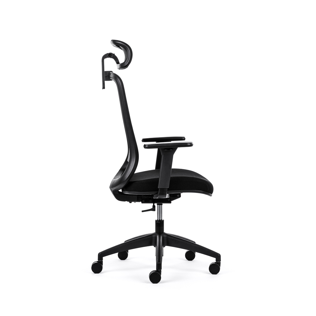 EcoChair 3 - Ergonomischer Bürostuhl, Schwarz