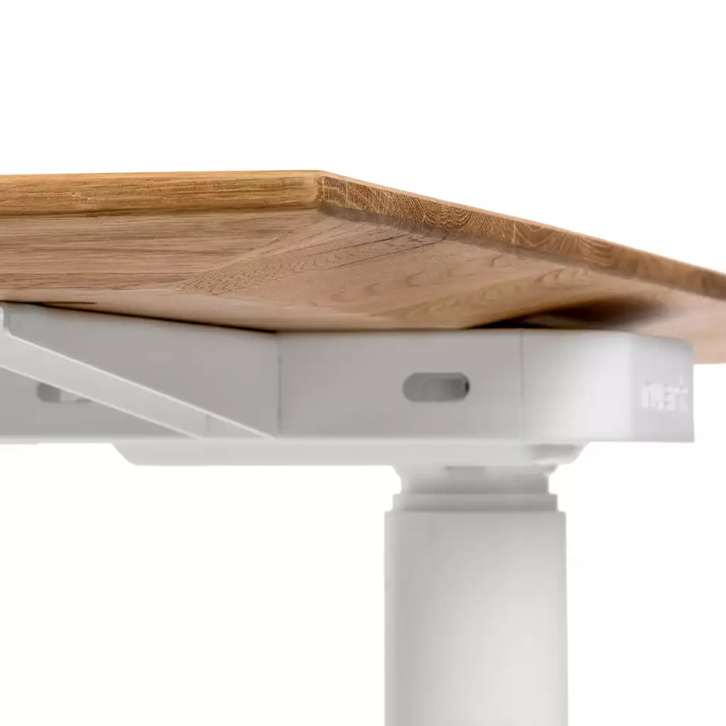 Massivholz Tischplatte Eiche Inwerk – Schweizer Kante, 180x80