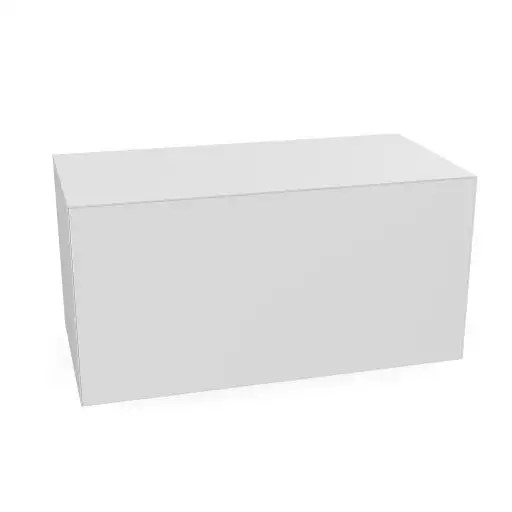 Masterbox® B 80 x H 40 cm Klappe nach unten öffnend, Weiss