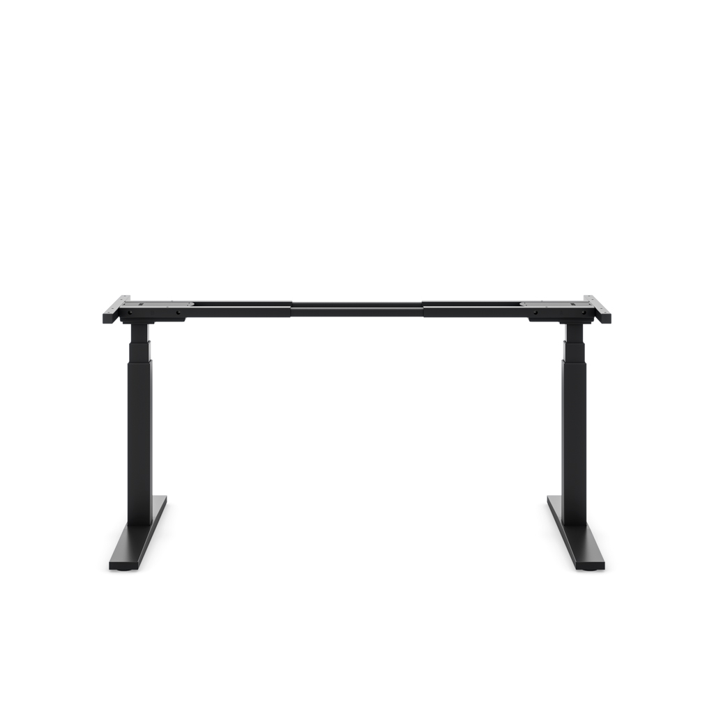 Imperio® Lift Q2 höhenverst. Schreibtisch-Gestell, Schwarz 180-200