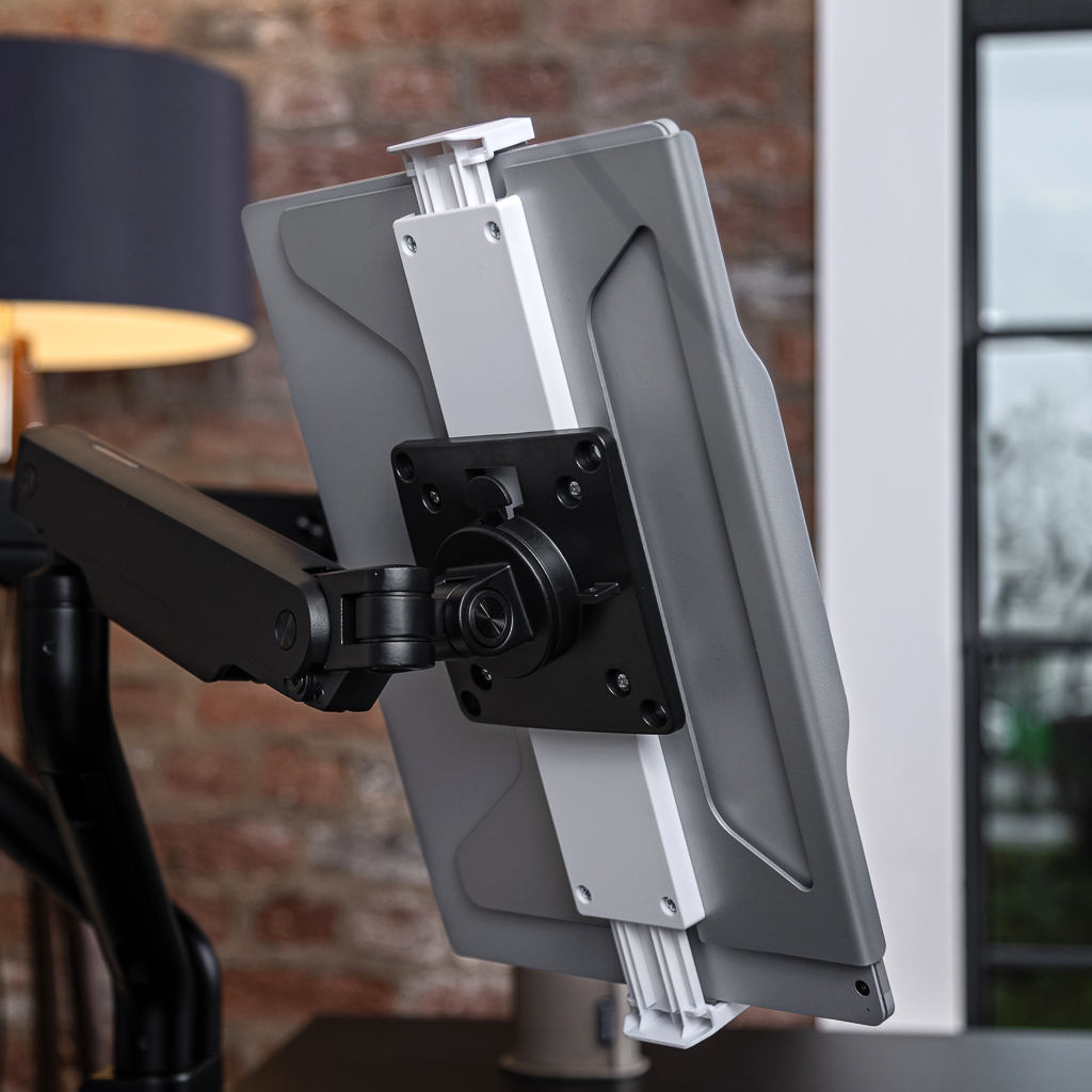 Monitorarm Inwerk® Duo Fit, mit Laptop-Halterung Schwarz