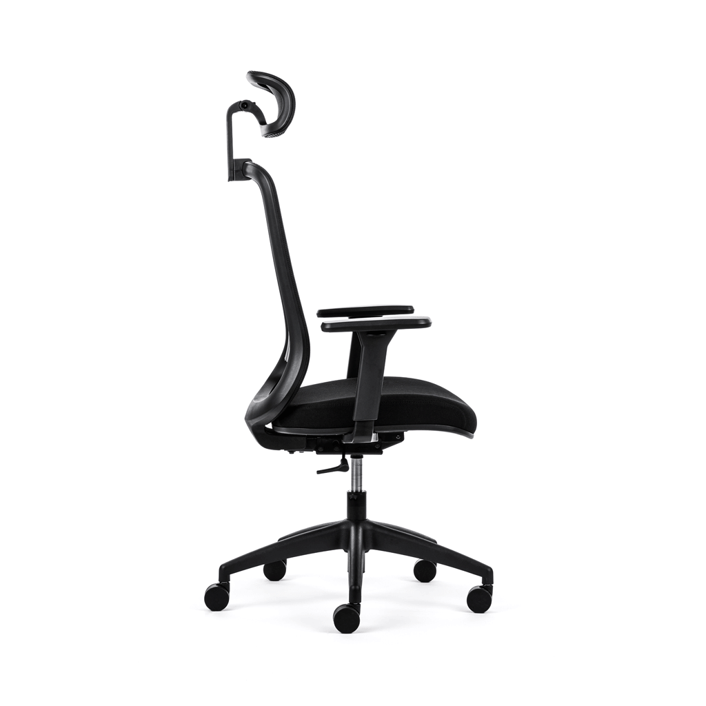 EcoChair 3 - Ergonomischer Bürostuhl, Schwarz