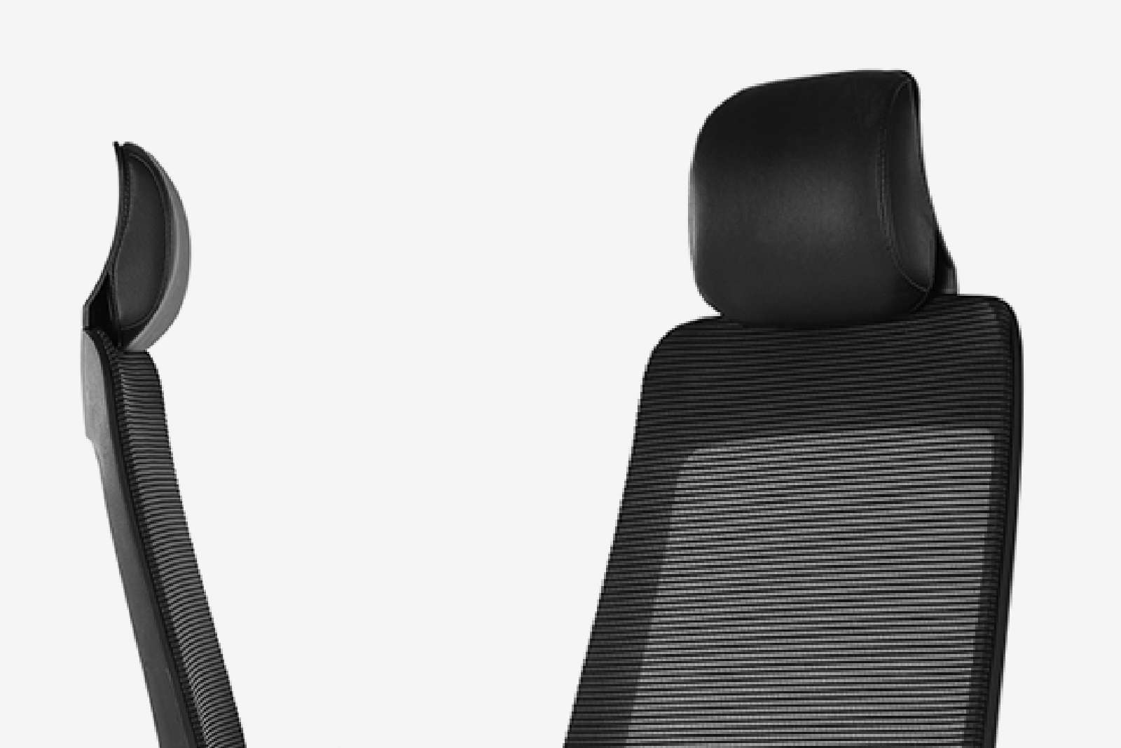 Inwerk Teamo® Original Plus - Bürostuhl mit Kopfstütze, Schwarz