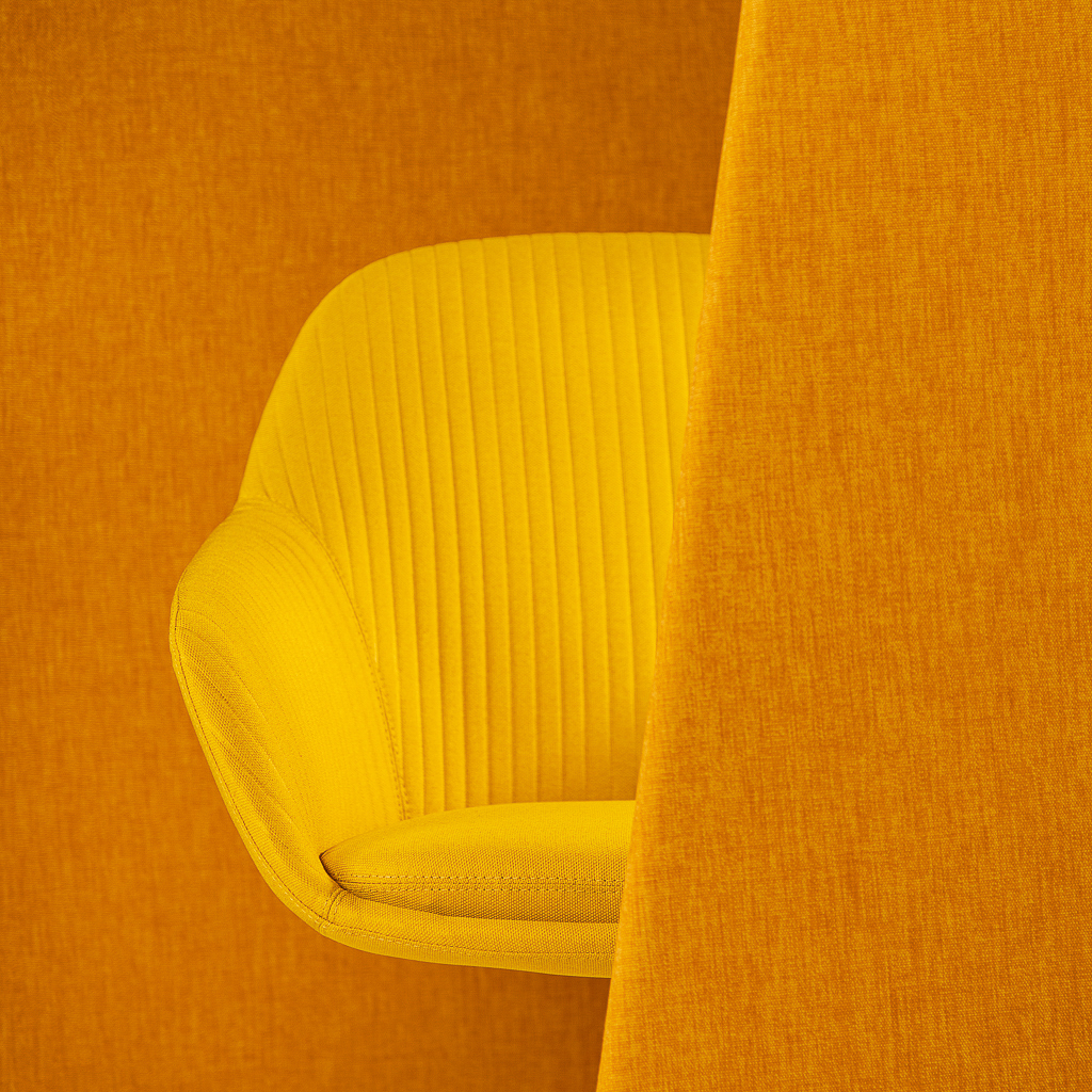 Melow® Armchair - Konferenzstuhl, Gelb