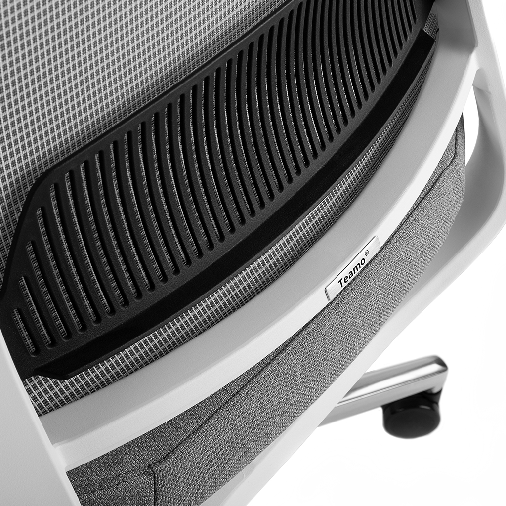 Inwerk Teamo® Original - Ergonomischer Bürostuhl, Weiß/Grau