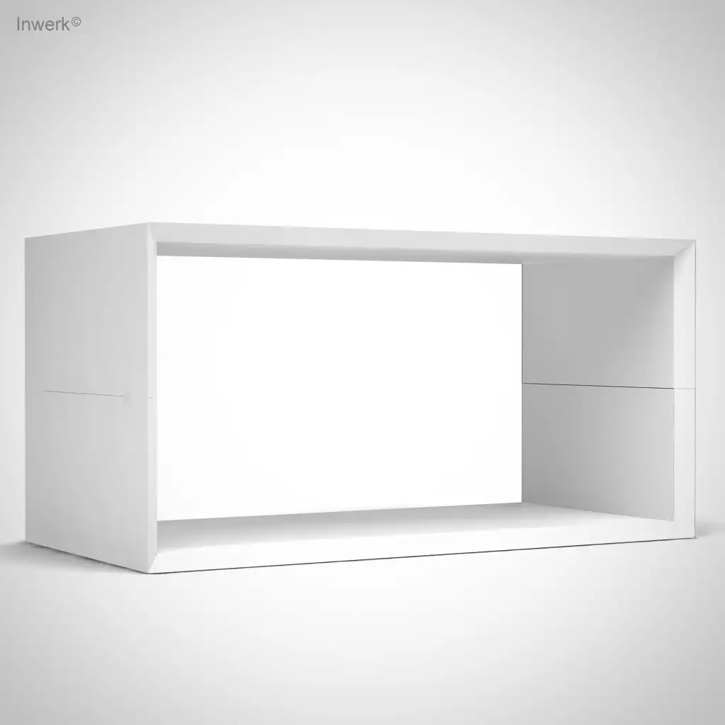 Masterbox® B 80 x H 40 cm offen, Weiss