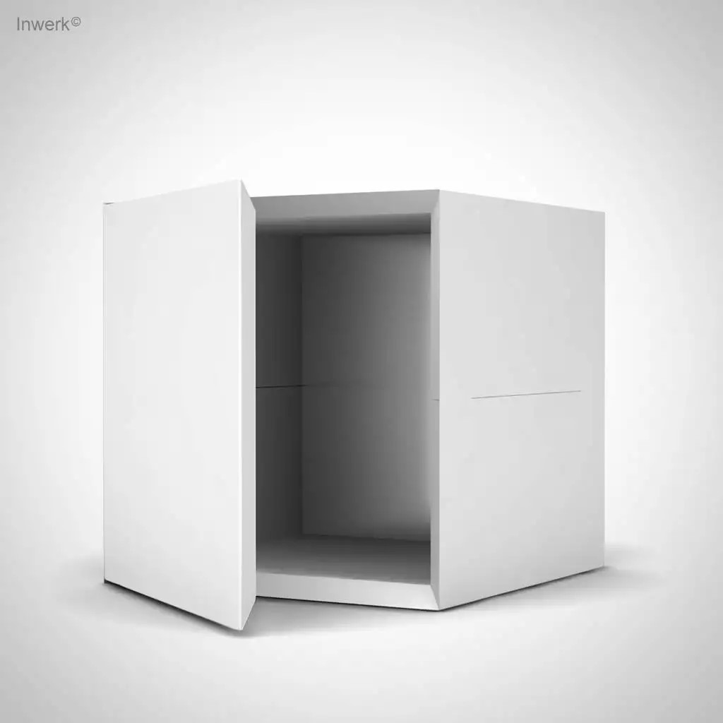 Masterbox® B 40 x H 40 cm mit Tür, Weiss