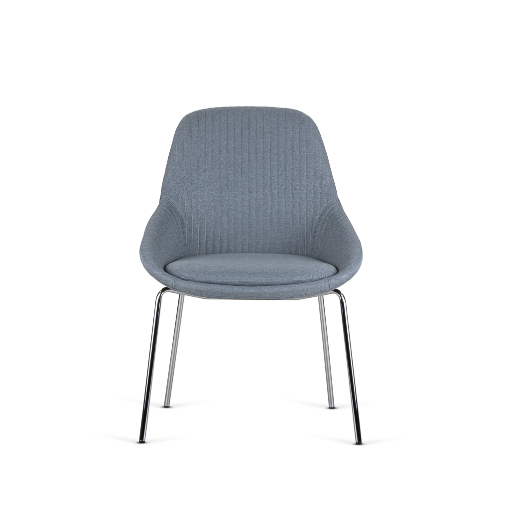 Melow® Chair - Polsterstuhl, Graublau