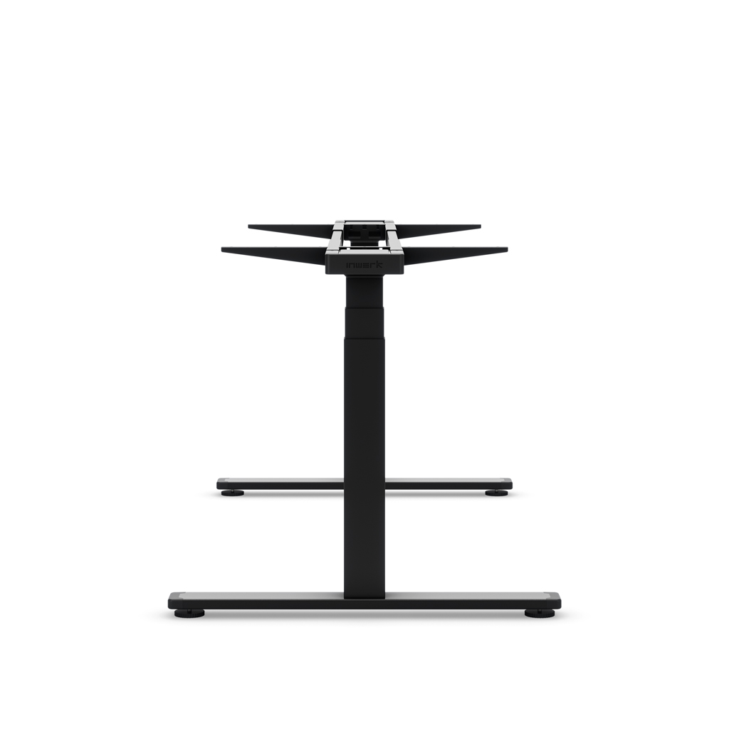 Masterlift® Flex höhenv. Schreibtisch-Gestell  T-Fuss rechteckig Schwarz