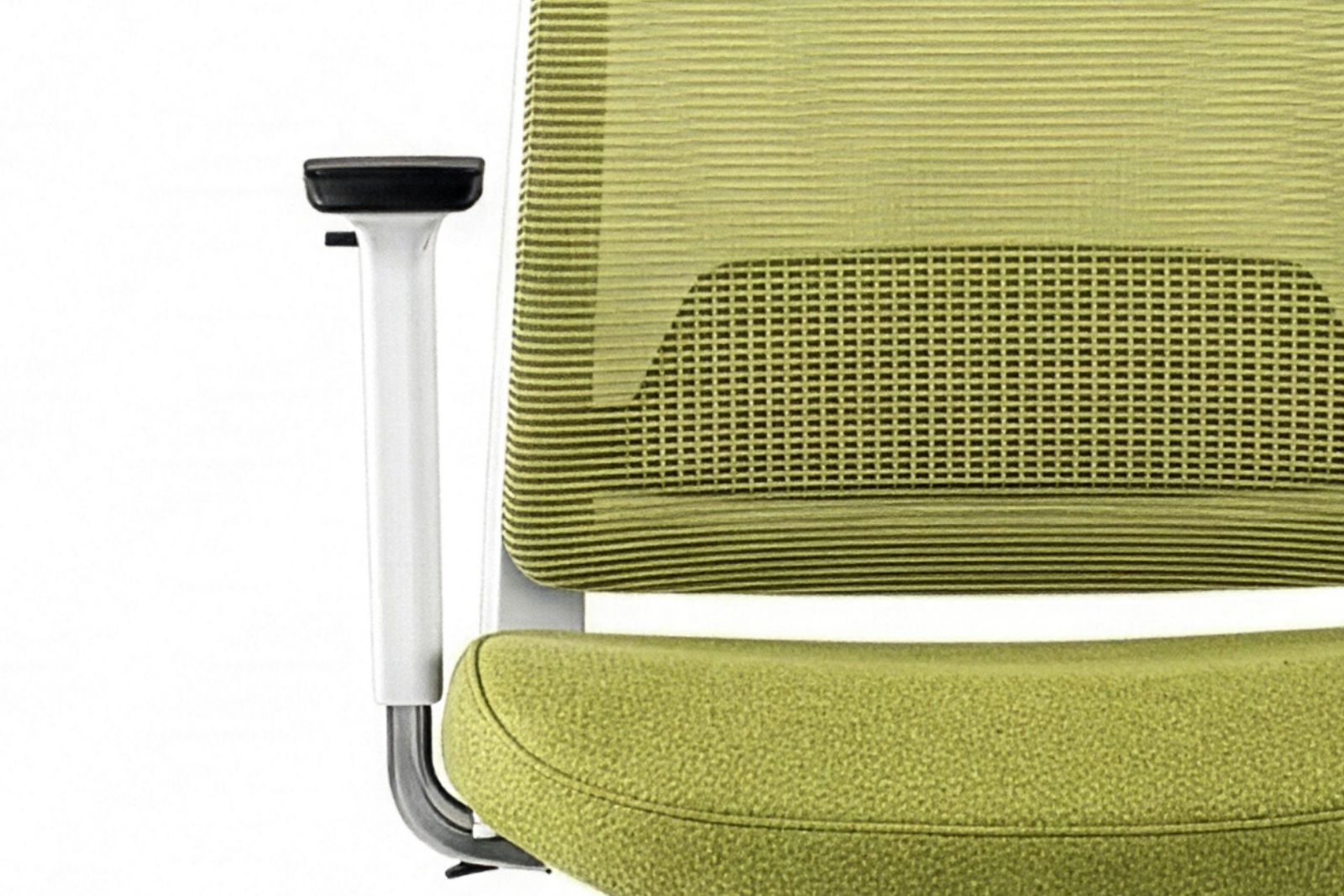 Inwerk Teamo® Original - Ergonomischer Bürostuhl, Weiß/Grün