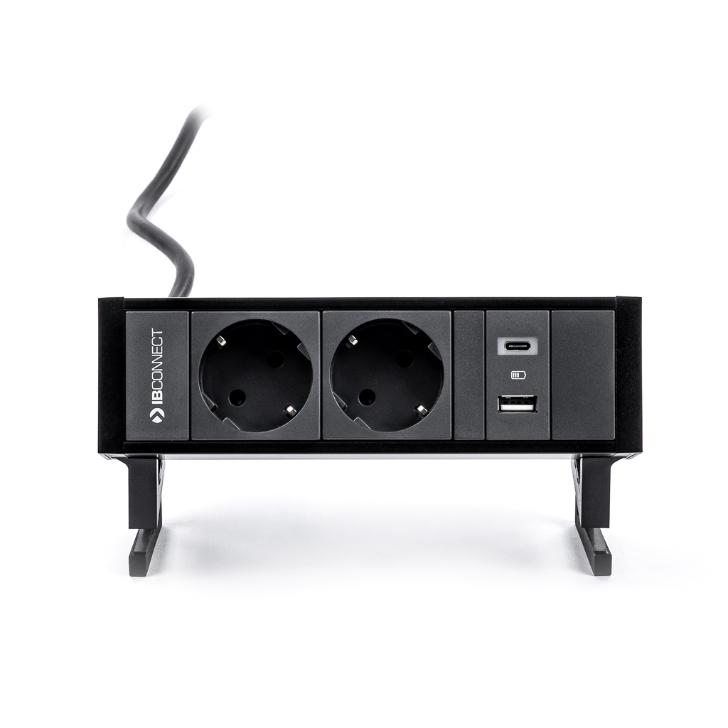Aufklemm-Steckdose Masterlift® Flex schwarz